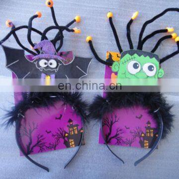 Plastic to make spider decorated on the headband halloween head buckle