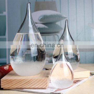 Creative Desktop Droplet Storm Glass Water Drop Weather Storm Forecast Predictor Monitors Bottle Barometer Ornaments Crafts Gift photo-6