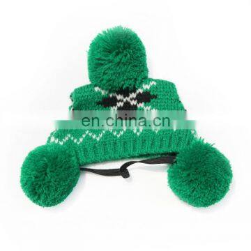 2014 warm ski plush dog hat/pet products