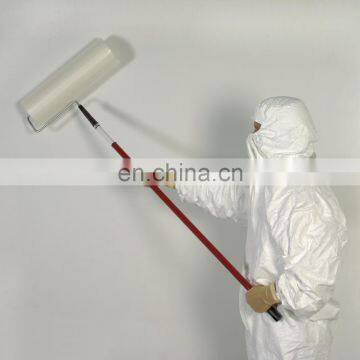 safety equipments PE Sticky cleaning roller for Lab use for removing dust