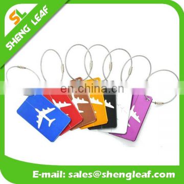 2016 hot design of custom aluminium cartoon luggage tag