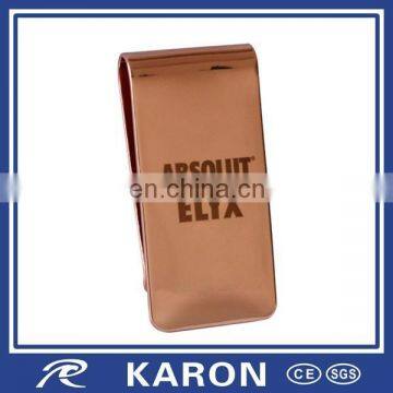 wholesale personalized copper money clip with Karon Metal