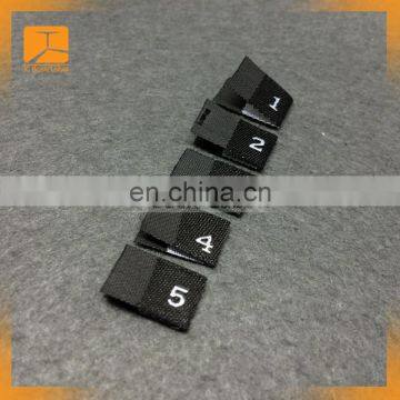 1000pcs / Roll Garment Size Label Clothing Woven Tags Number Tags Size Tags Embroidered Size Labels LB-021 photo-6