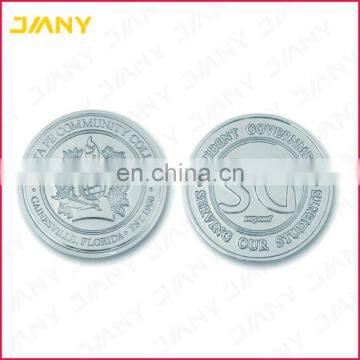 Great For Projects Custom Metal Souvenir Silver Coin