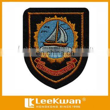 uniform school applique embroidery patch for clothing