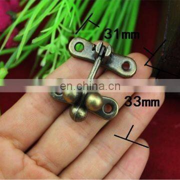 Vintage Bag part accessories of Metal Lock for Wooden Jewelry Box Lock