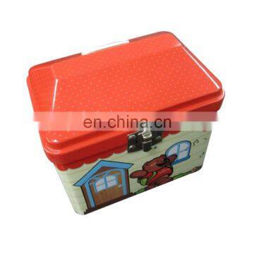 Irregular saving money tin box