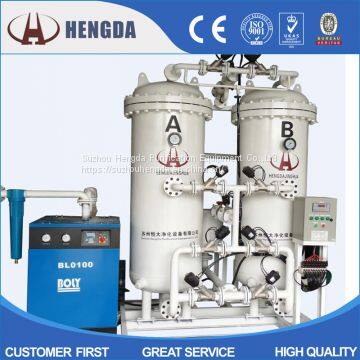 PSA Oxygen Generator for medical and industrial use