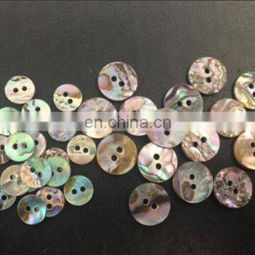 High quality 2 hole bule abalone shell buttons, paua shell button