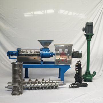 screw press separator, machine for grain dehydration