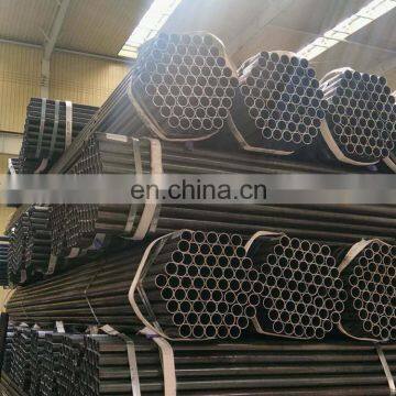 Black Round Metal Carbon ERW Steel Pipe photo-7