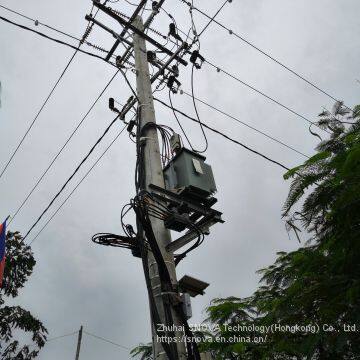 Overhead line fault indicator