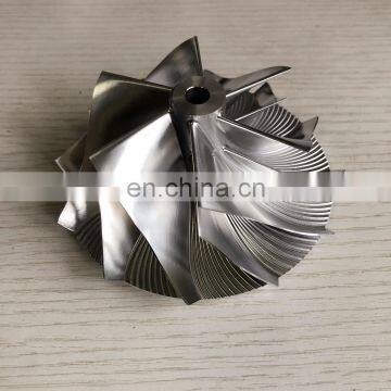 T76 6+6 Blades 76.71/102.35mm Turbo Aluminum 2618/milling/billet Compressor Wheel for Racing