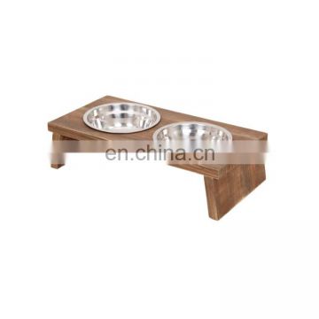 Unique Design Hot Sale Stainless Steel Double Pet Bowl