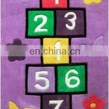 New Arte Espina Purple Kids Rug Hand Tufted Blue Rug Children Carpet photo-2