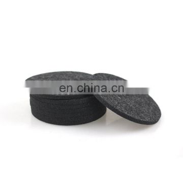 hot selling love shape fabric felt tea coaster