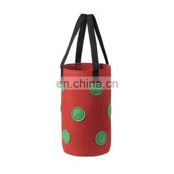 felt garden grow bags for strawberry growing