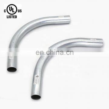 Hot Dip Galvanized EMT Conduit Elbows ERW Seamless Steel Pipe Bends With the Standard of ANSI C80.3 UL797 photo-2