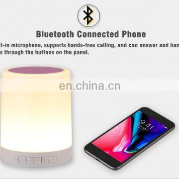 Оптовая поставка с доставкой по схеме DDP. Многофункциональный умный Bluetooth-колонка-ночной светильник, цветной музыкальный плеер, сенсорный настольный ламп photo-7