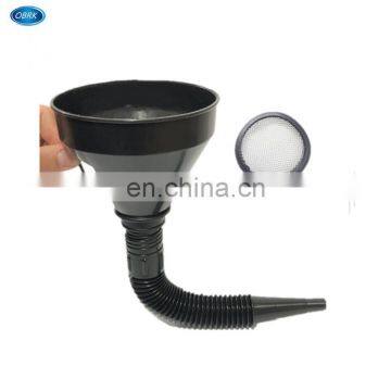 Universal Plastic Filling Funnel with Soft Pipe/Motorcycle Car Filter Plastic Funnel