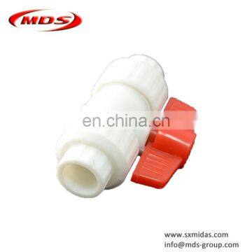 50mm Pvc Ppr Pipe Fitting Double Union Ball Valve White photo-2
