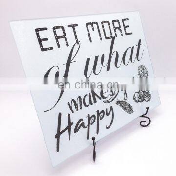 Wholesale Clear Round Glass Cutting Boards Chopping Board