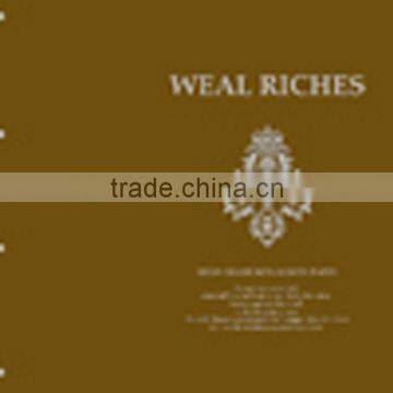 Weal riches wallpaper catalogue/non-woven wallpaper catalogues