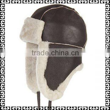 2016 Hot Selling Real Lamb Fur Earflap Hat/Women's Hat/Animal Real Fur Hats