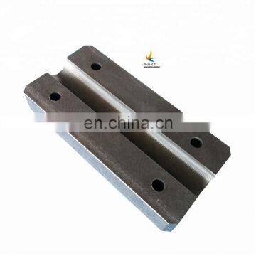 Polypropylene block, UHMWPE track pad for milling machine, UHMWPE machine components