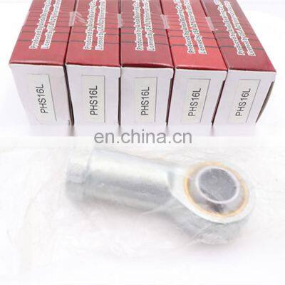 female thread rod end bearing PHS8 Plain shaft spherical bearing joint bearing