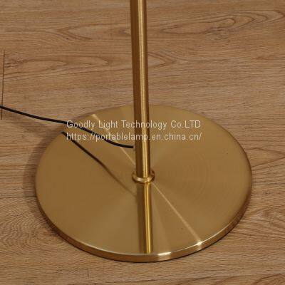 Лампа на пол с металлическим корпусом и светодиодной подсветкой, классический дизайн, матовое белое стеклянное фонарь в форме шара, стоячая направленная подсветка photo-5