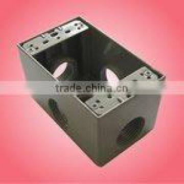 Deep weatherproof electrical outlet box