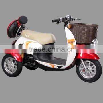 China new made 48v double seat 500w electric mobility tricycle