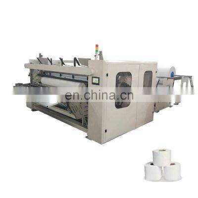 Full auto high speed rewinding roll toilet paper machine price