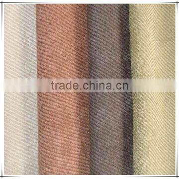 Twill Polyester Microfiber Faux Suede Fabric Bonded With T/C Backing For Sofa Upholstery Decoration Cloth