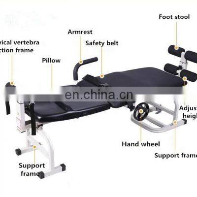 Advanced Automatic Medical Foldable Portable Orthopedic Cervical and Lumbar Traction Stretcher photo-4