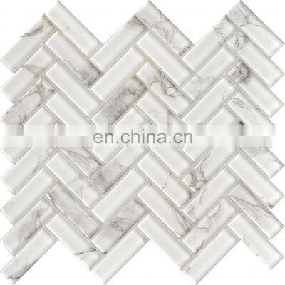 High temperature inject glass tile