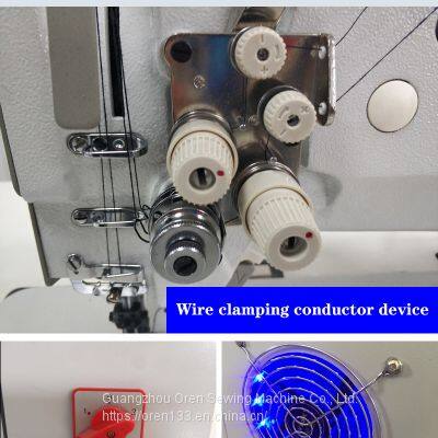 Car Seat Sewing Machine Three Synchronous Double Needle Thick Sewing Machine Automatic Thread Cutting Automatic Presser Foot Sofa Sewing RN-4420D photo-4