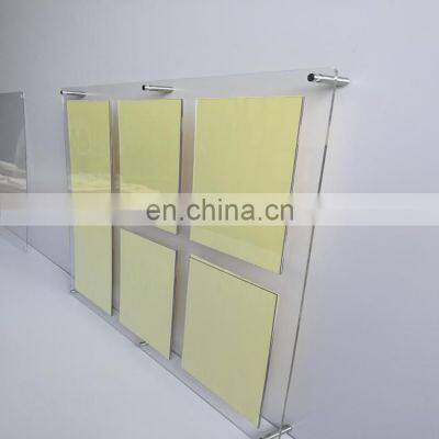 6 A4 Portraits Clear Wall Mounted Acrylic Information Noticeboard photo-5