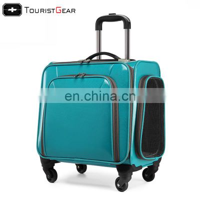 Wholesale Airline Approved Silent Wheels Pet Backpack Luggage Bag