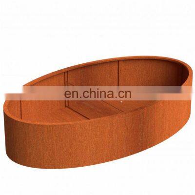 Sheet Garden Edging Corten Steel Coated Wear Resistant Steel Boiler Plate 5 Tons Black