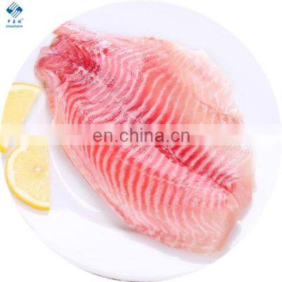 Bulk Price IQF Frozen Tilapia Fillets Boneless and Skinless