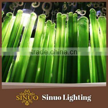 Hot new products glass green decorative indoor string lights