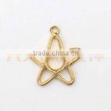 New design decorative various shapes and designs metal custom charm pendants