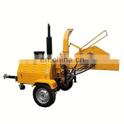 Garden Machinery 50hp Diesel Engine Self Power Tree Branch Wood Chipper photo-3