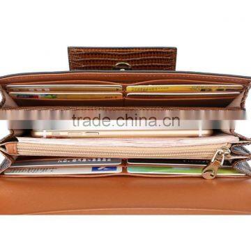 High Grade Lizard Wallet High Capacity Cow Leather Long Style Wallet Multi Bags Purse Male Fashion Women Money Bag photo-6