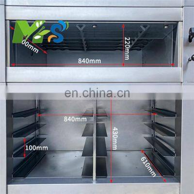 MS China 3 Deck 6 Trays Commercial Kitchen Gas Oven Bakery Machine Equipment Baking Oven Bread Cake Deck Ovengas Oven for Bakery