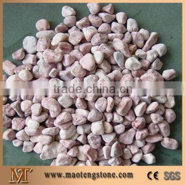 Fargo Pink Small Gravel Stone,Tumbled Mechanism Stone for Garden Road,Walkway