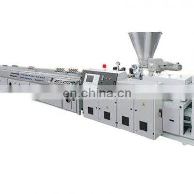 KLHS Sjsz-65 outdoor wood plastic flooring equipment  Ecological wood profile production line PVC profile equipment