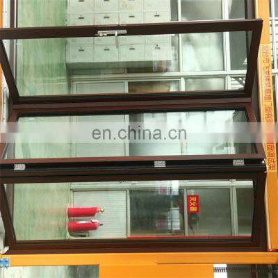 AS2047 Australia standard outward opening double tempered glazed aluminium bi fold window fold up glass window